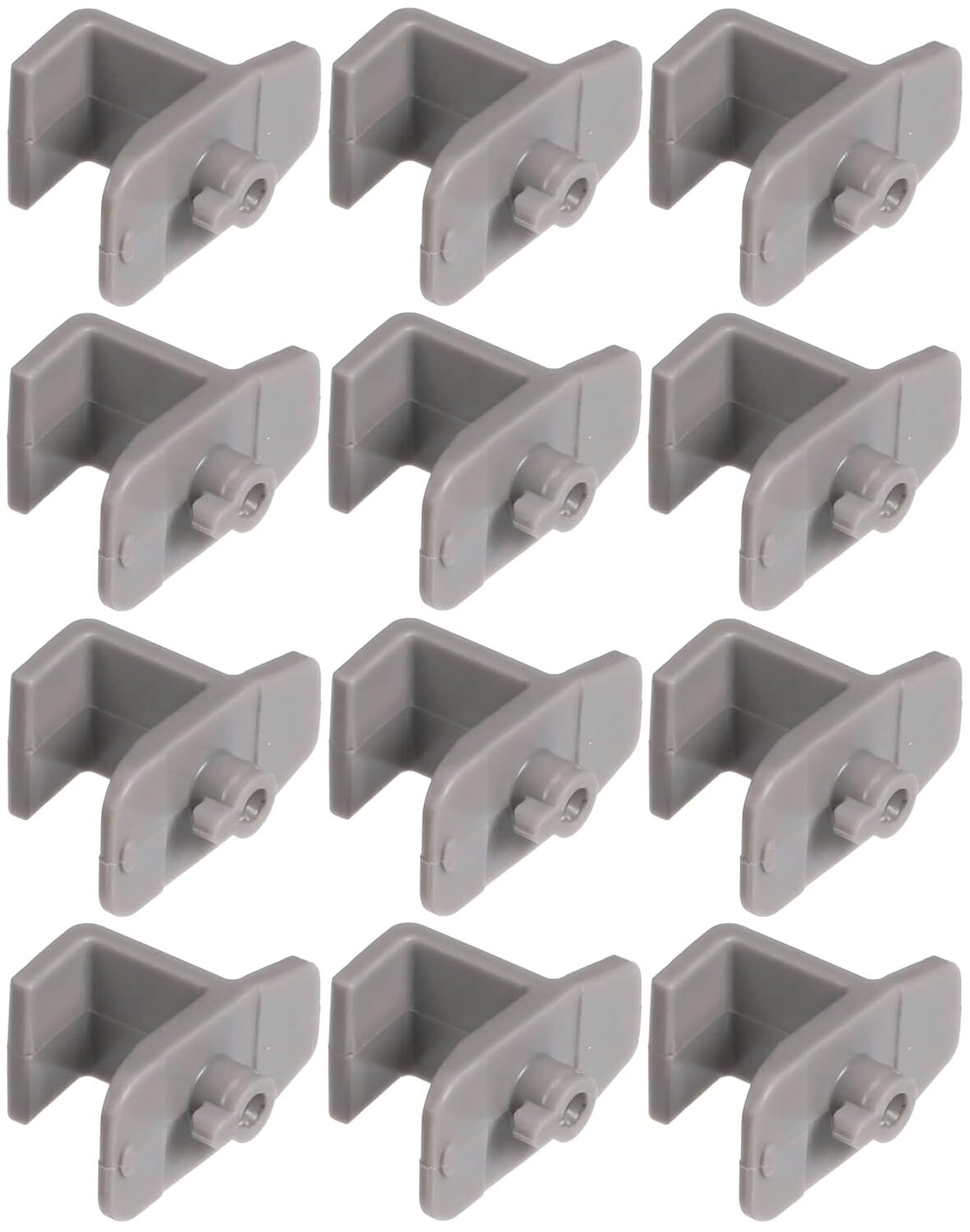 12-Pack P993200800 Plastic Shelf Clip for Turbo Air Freezers and Refrigerators