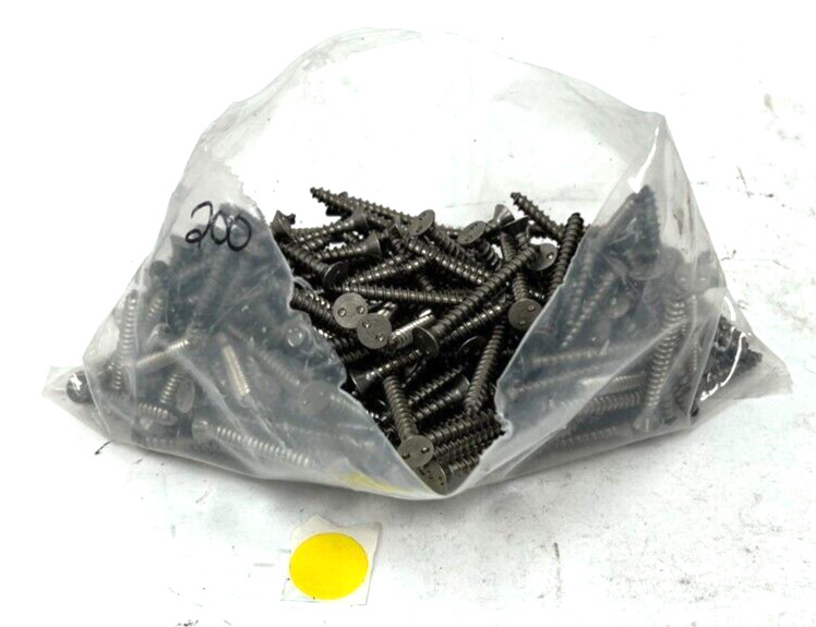UNBRANDED FLAT SPANNER TAMPER RESISTANT SCREW #10 X 1-3/4″ (LOT OF 200) 18-8 SS