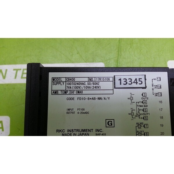 RKC CB400 Temperature Controller Tested