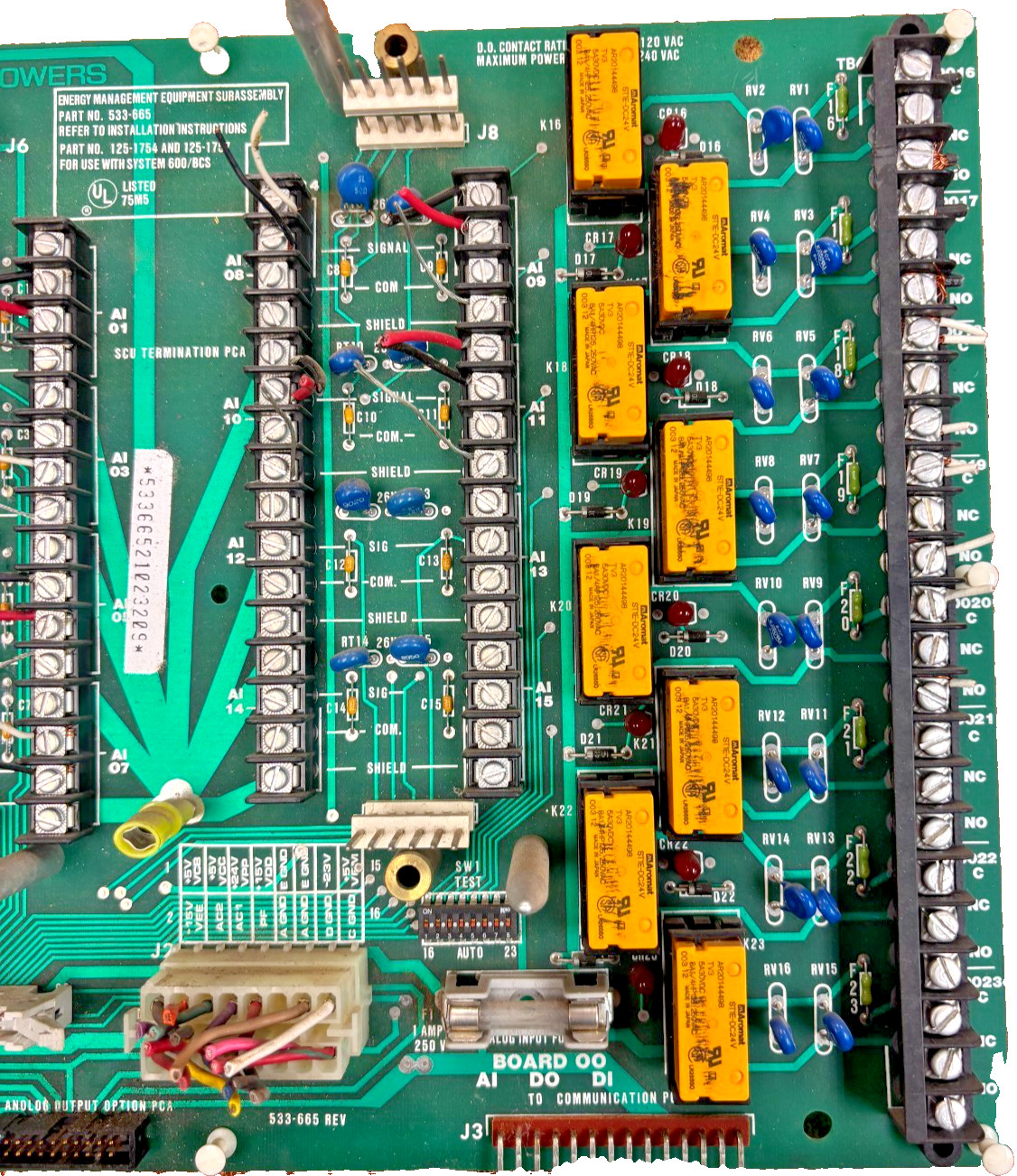 Energy Management 533-665 Equipment – For Use with System 600 / BCS