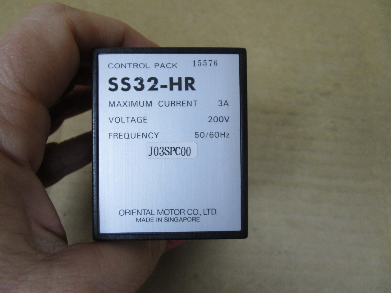 ORIENTAL MOTOR CONTROL PACK SS32-HR 3A 200VAC 11 PINS