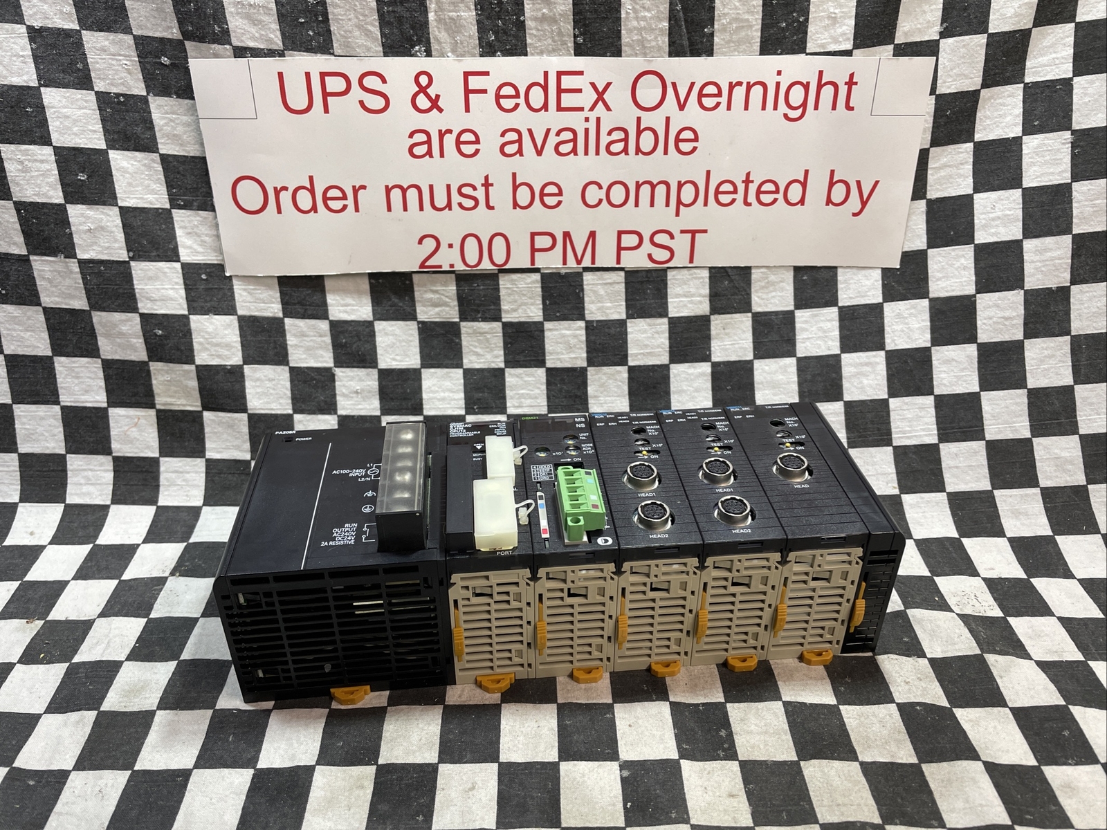 OMRON CJ1W-PA205R, CJ1M-CPU12, CJ1W-DRM21, CJ1W-V600C12, CJ1W-V600C11 CJ1W-TER01