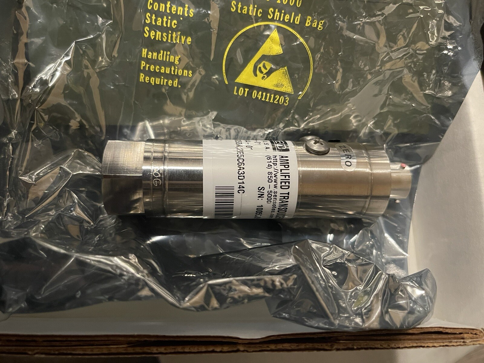Honeywell Sensotec PPG 060-J144-01 Pressure Transducer PPG/J144-01 – New