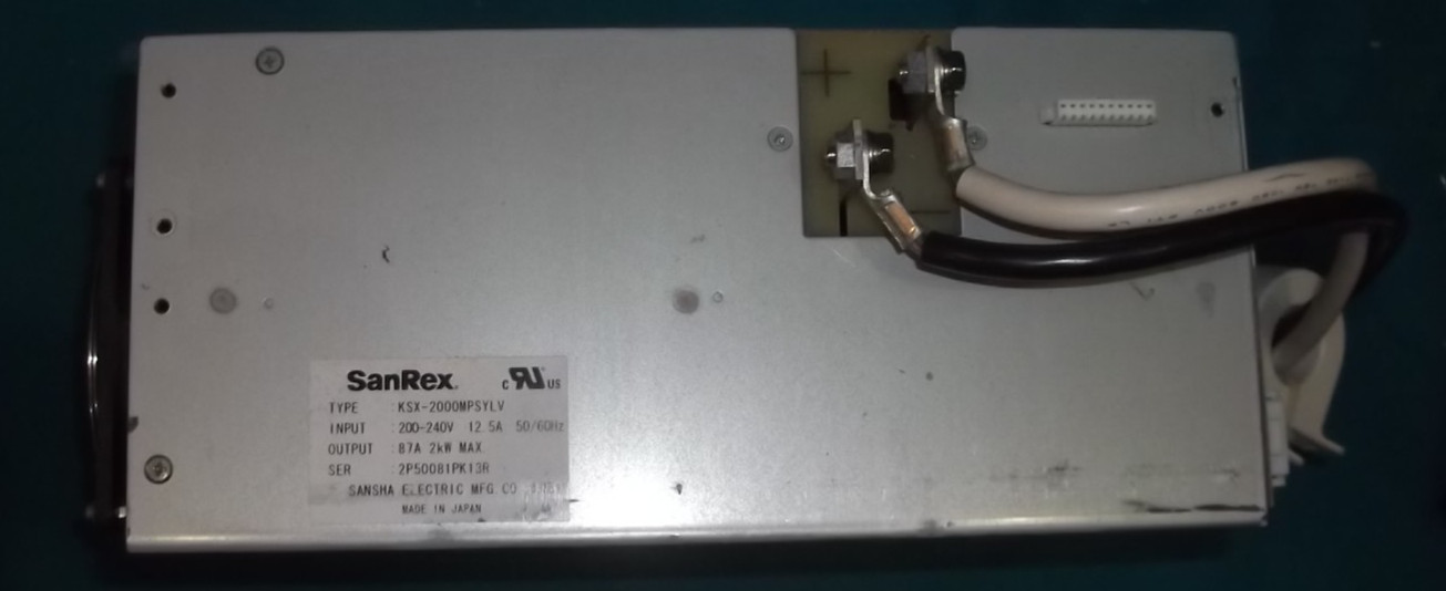 SAN-REX SANREX KSX-2000MPSYLV 200-240V 12.5A 87A 2kw POWER SUPPLY SANSHA