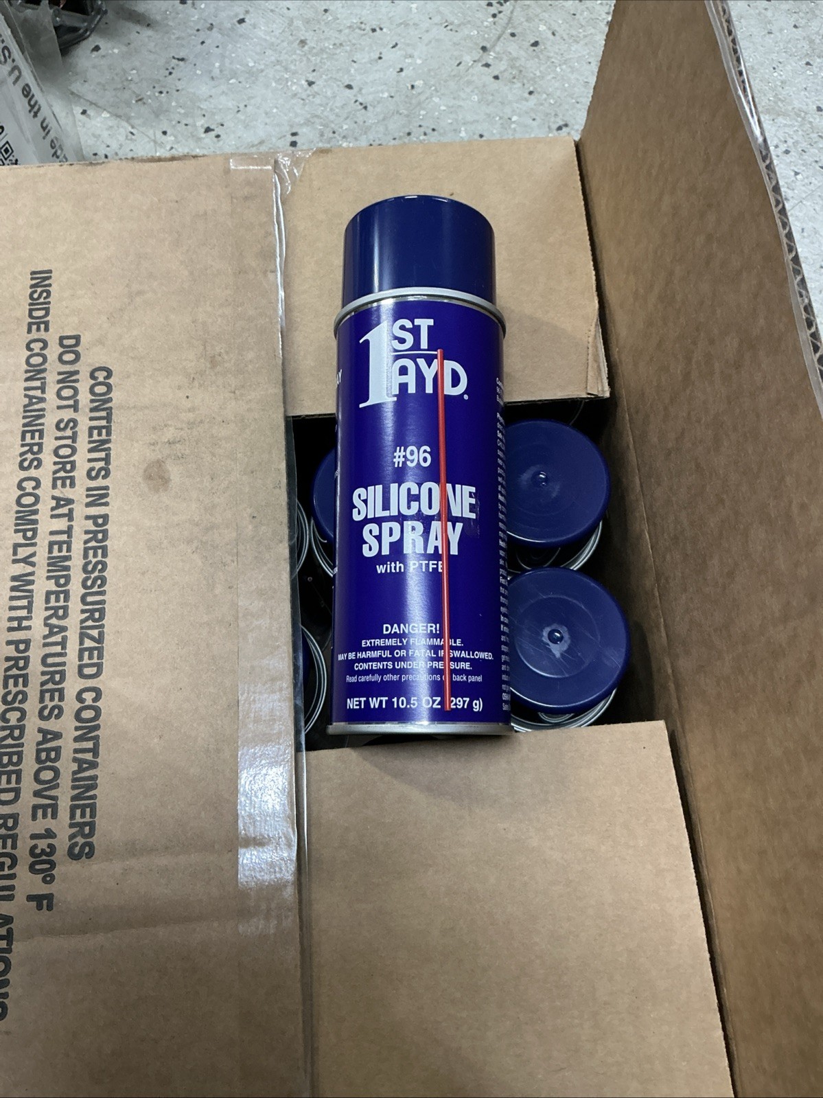 Case Of 24 #96 1stAyd Silicone Spray WithPTFE, 10.5 Oz