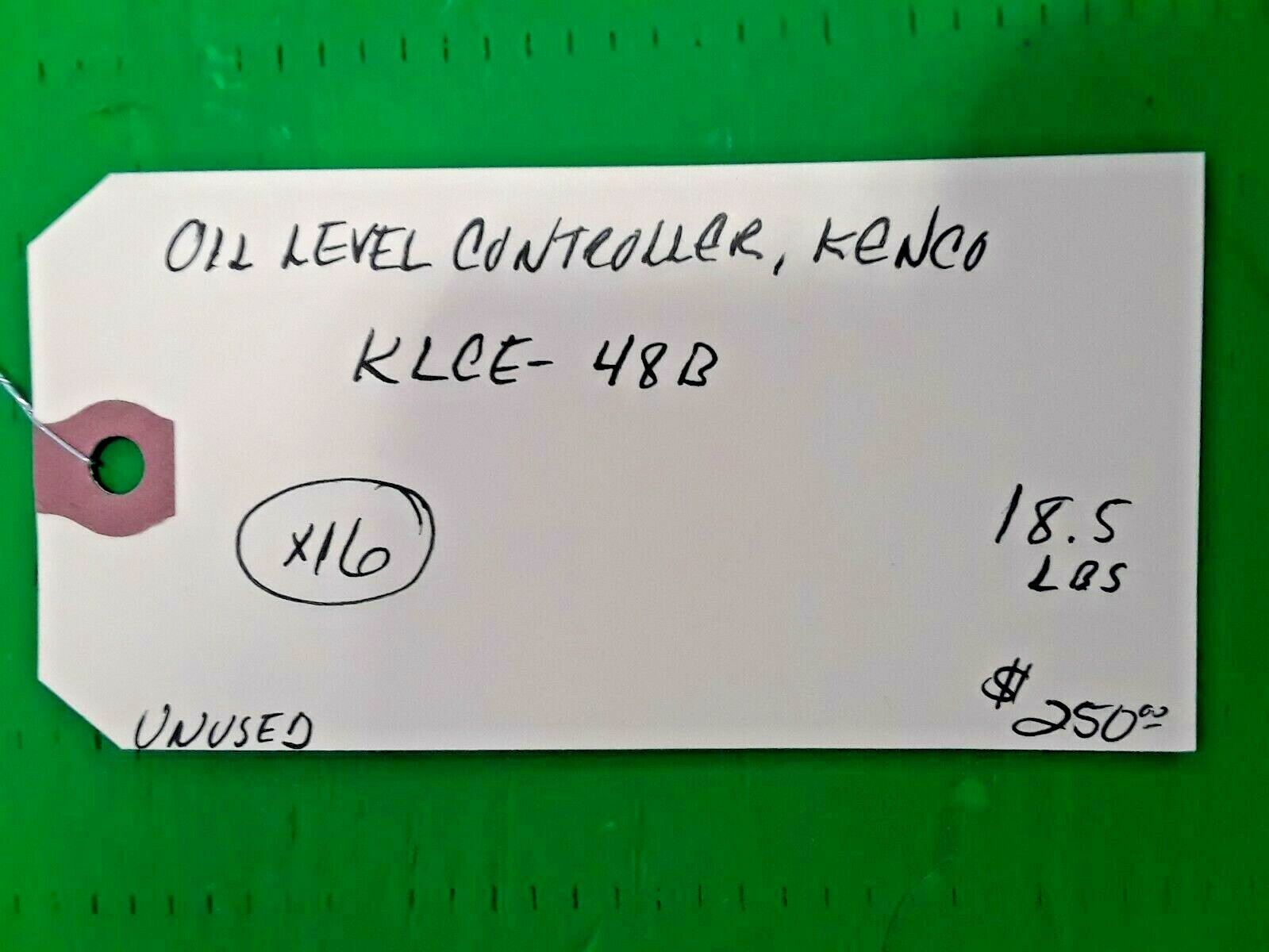 🟠 KENCO OIL LEVEL CONTROLLER KLCE-48B PESSCO IS OFFERING 1 R020421-16-31 🗽