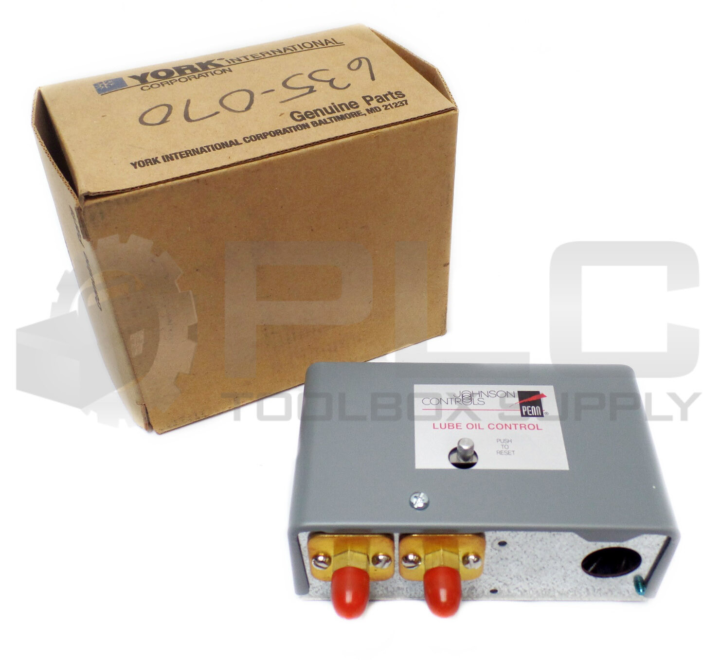 NEW JOHNSON CONTROLS P45NCB-9 SERIES P45 LUBE OIL CONTROL w/ TIME DELAY RELAY