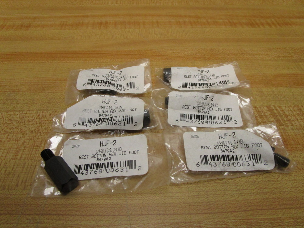 TTC HJF-2 Reset Button Hex Jig Foot HJF2 (Pack of 6)