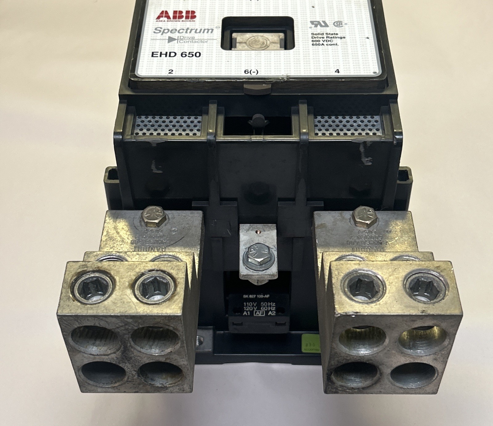 ABB,EHD650,DRIVE CONTACTOR 650A 600V