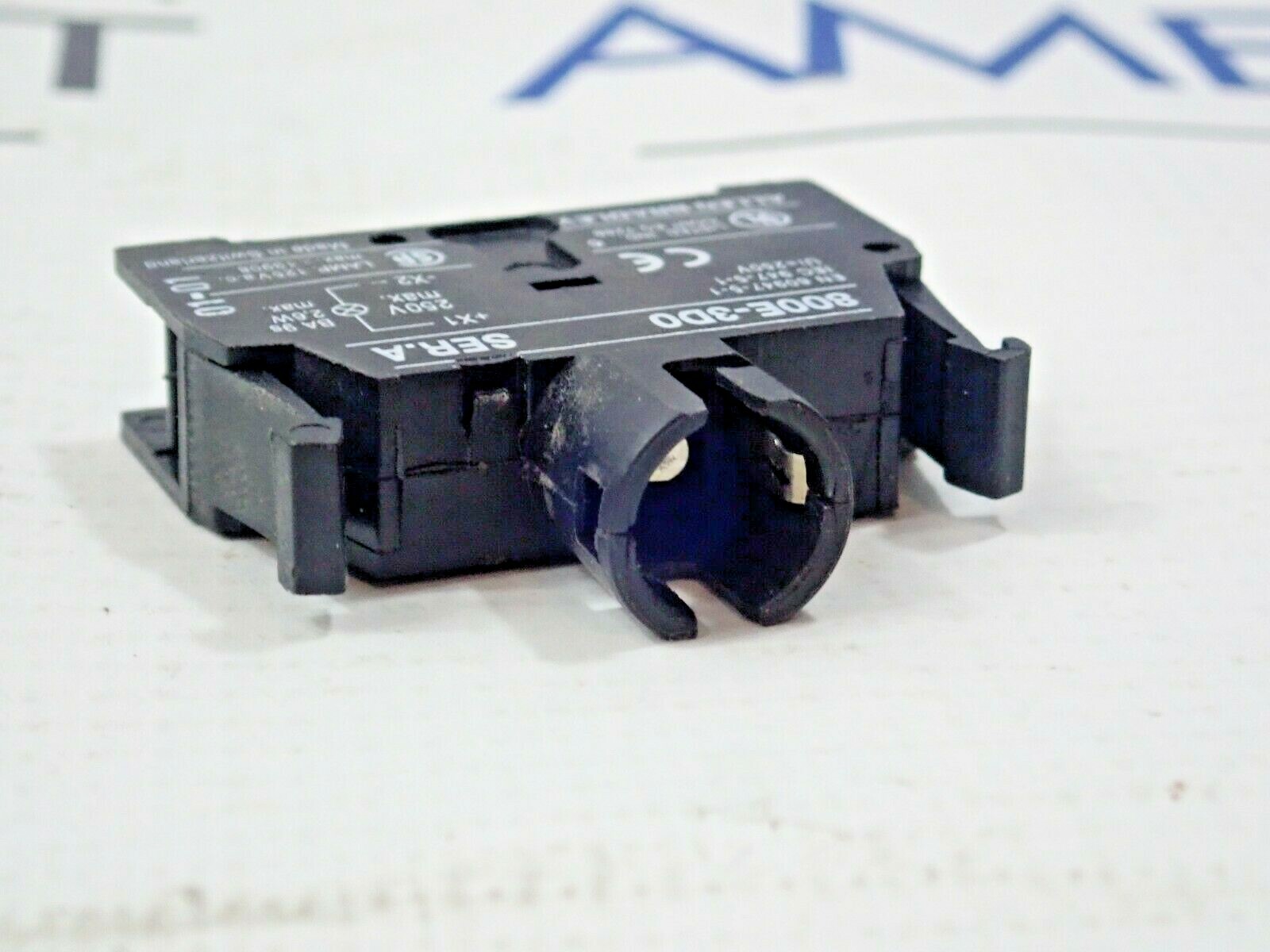 Allen Bradley 800E-3D0 Ser A Pilot light module 250V Lot of 3