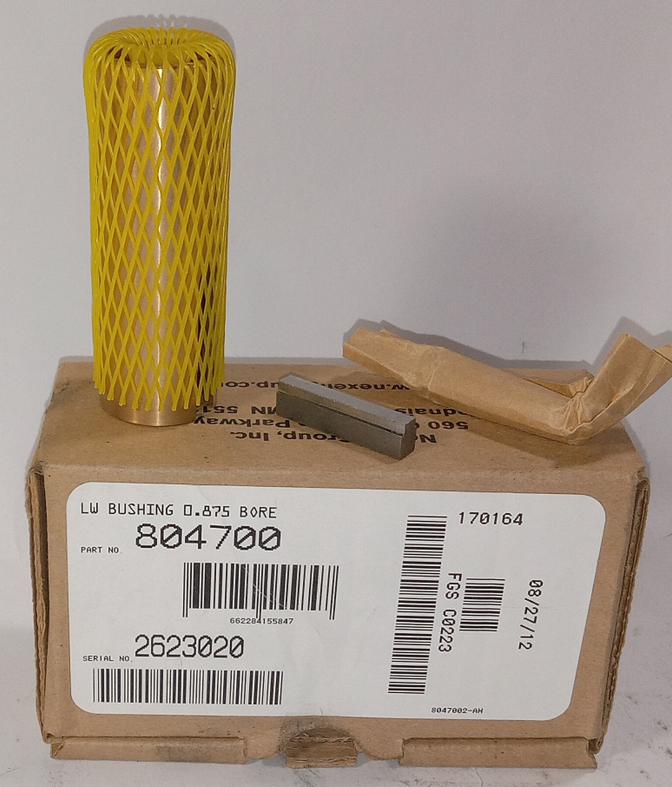 1 NEW NEXEN 804700 LW L-600 SERIES STRAIGHT BORE CLUTCH BUSHING NIB *MAKE OFFER*