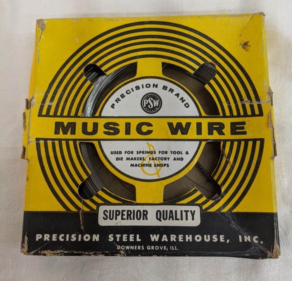Precision Brand Superior Quality Music Wire Guage No 5 1/4 Lb. .014 Diam. Roll