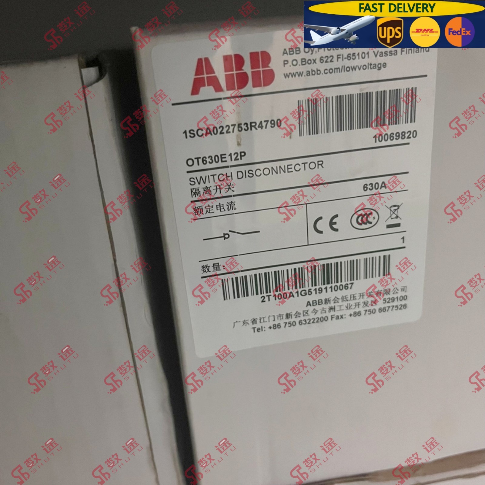 ABB OT630E12P 1SCA022753R4790 Switch Disconnector#1pcs new by UPS