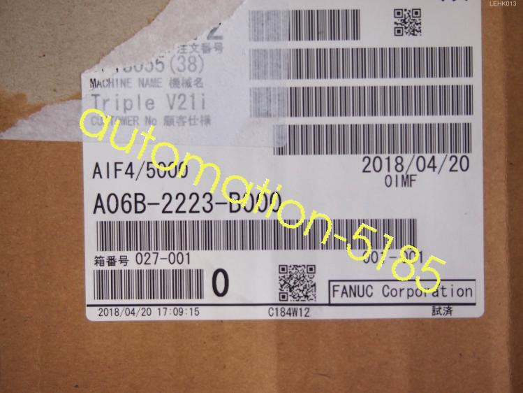 NEW FANUC A06B-2223-B000 fedex or DHL