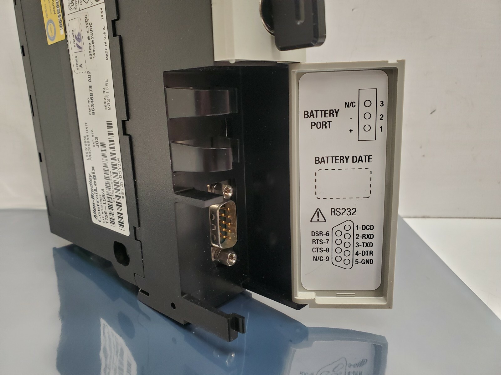 GUARANTEED! ALLEN-BRADLEY F/W REV. 16 LOGIX 5555 PROCESSOR UNIT 1756-L55/A