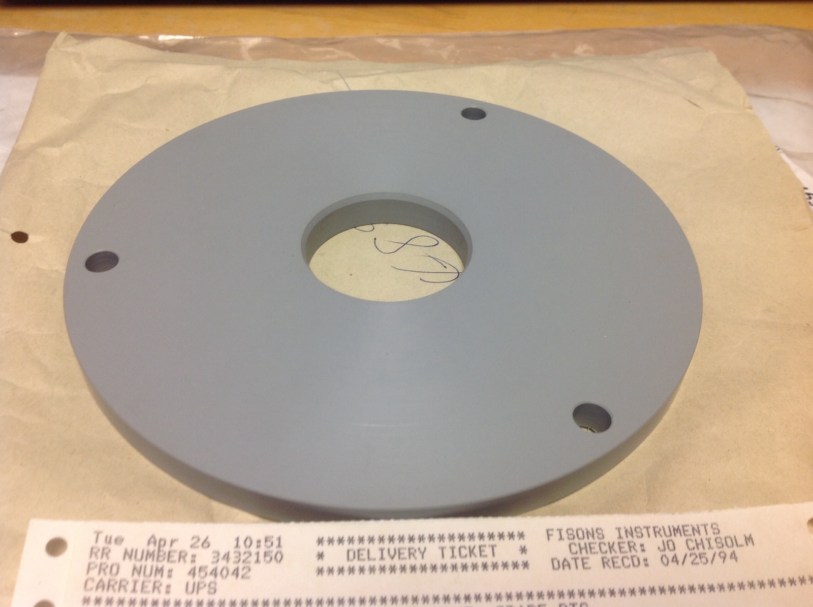 ANDERSON IND. SLEEVE SPECTROMETER PLASMA 3580 FISONS S314092 NEW $69