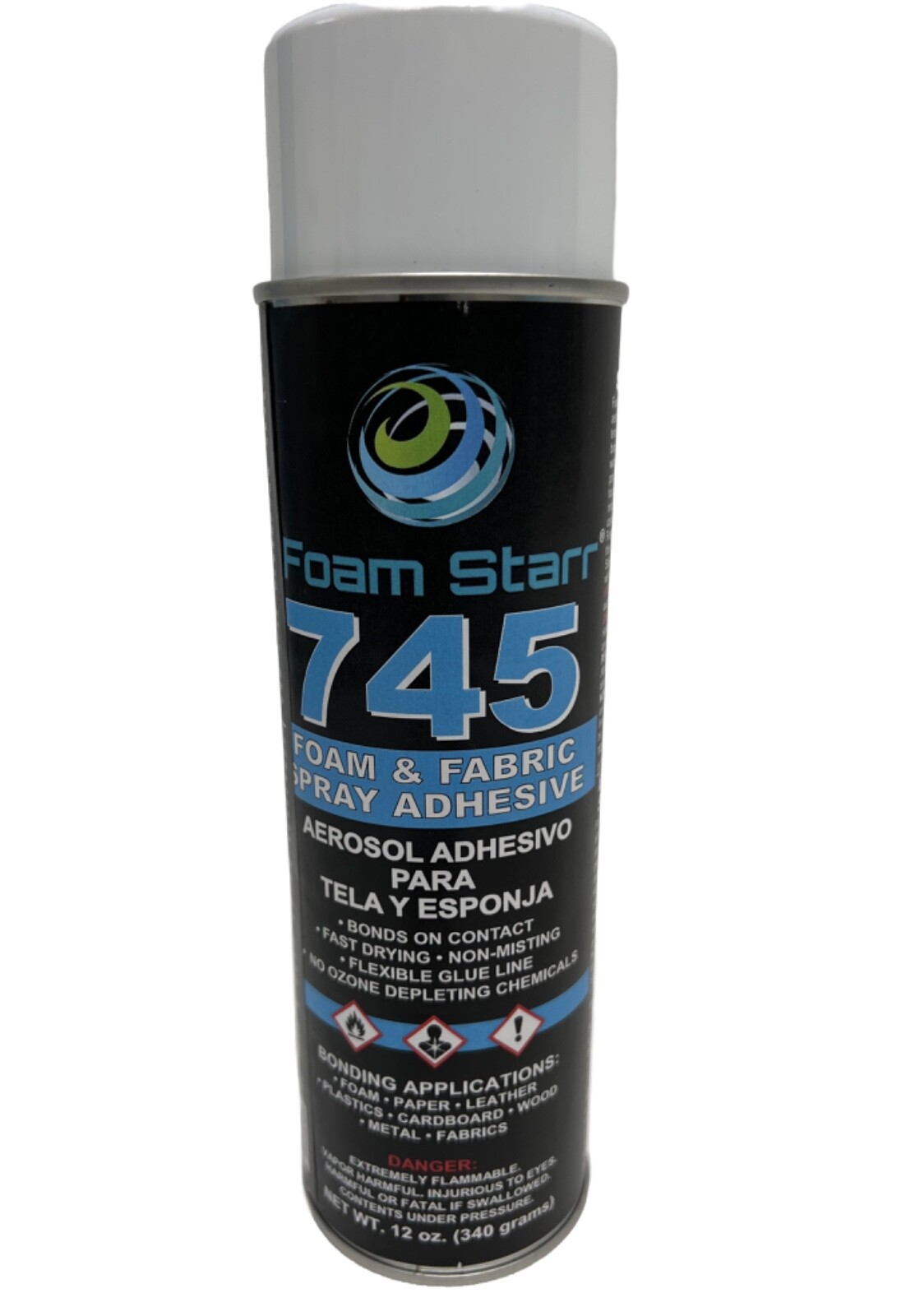 745 Foam Starr Adhesive Spray 12oz Foam & Fabric Upholstery Grade Made In USA