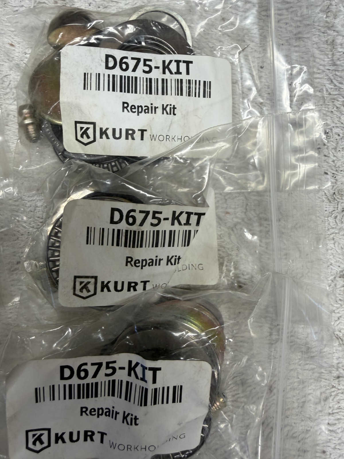 Kurt D675-KIT Repair Kit: 10 Pc Use with Kurt Series D675