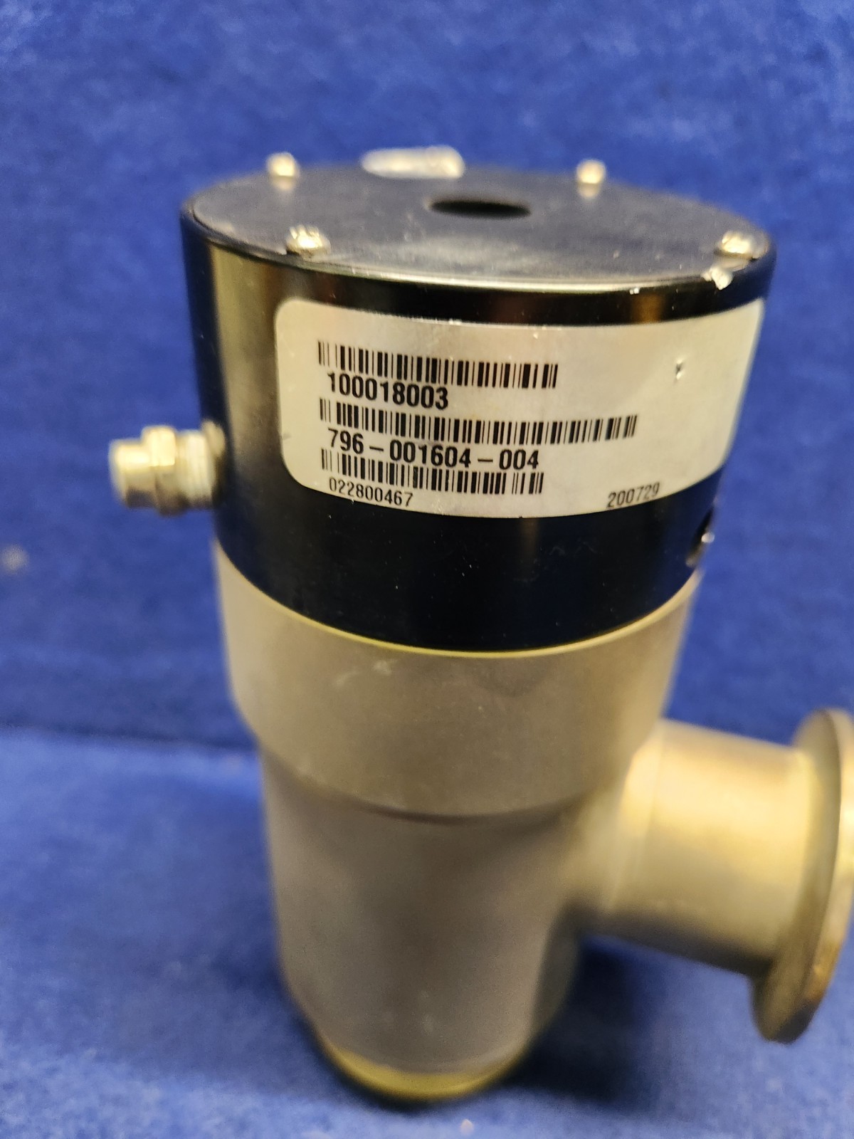 MKS HPS Angle Vacuum Valve – Part Number 796-001604-004