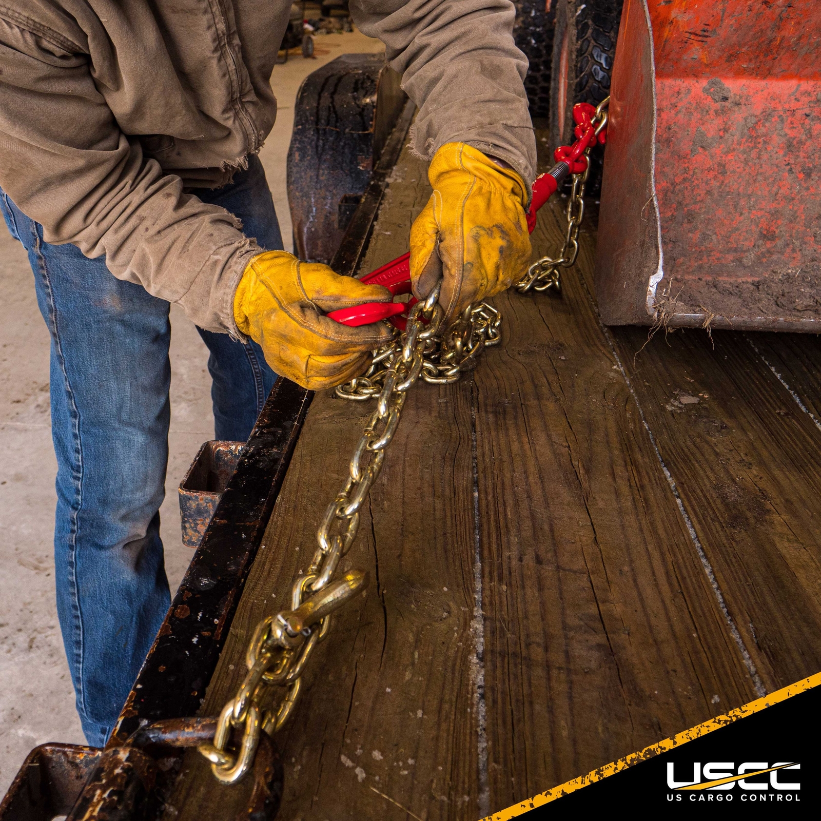 US Cargo Control 1/4 Inch Ratchet Type Chain Load Binder