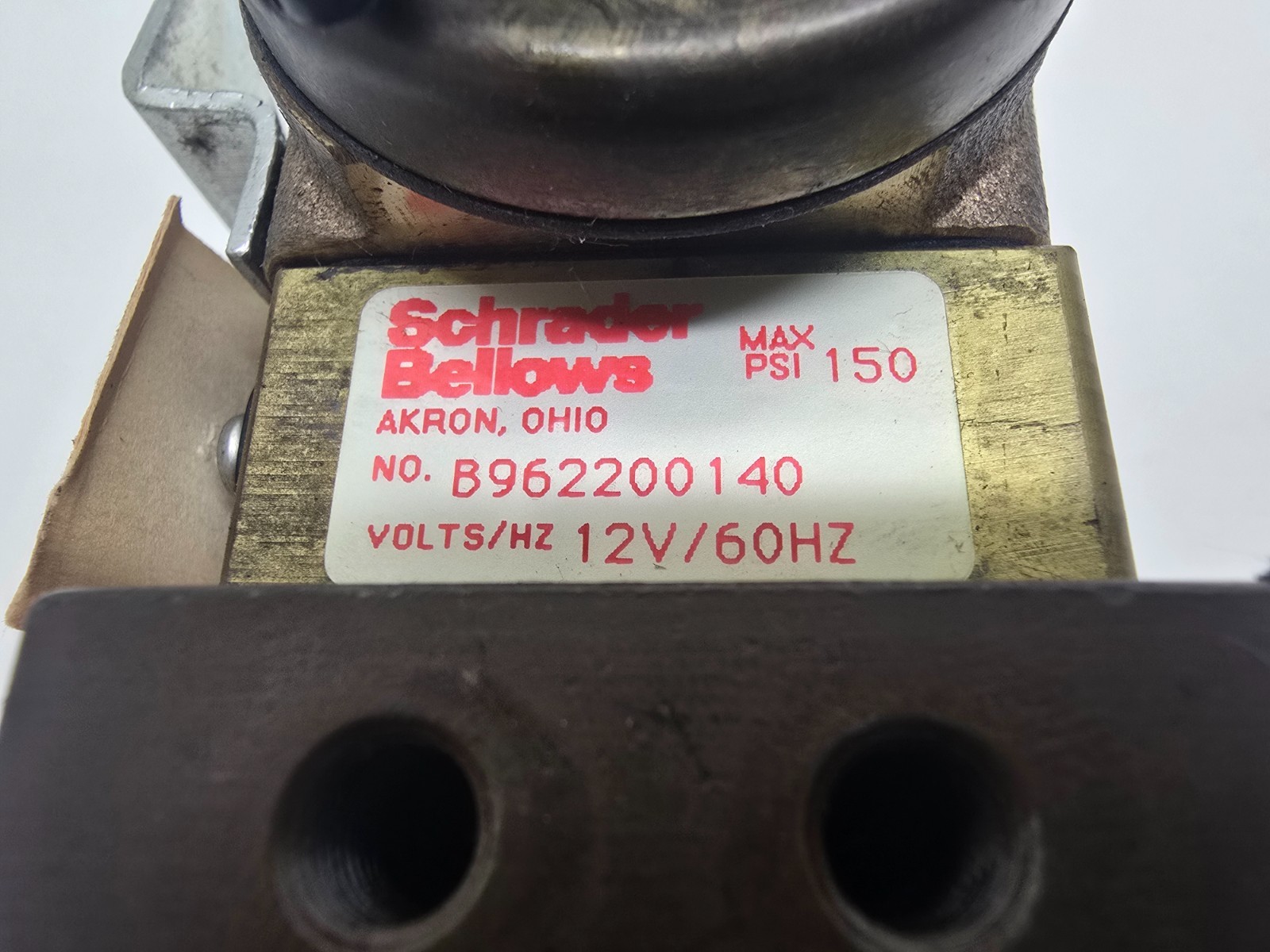 NEW OLD STOCK! SCHRADER BELLOWS AIR MOTOR B80111005-012/60-1.500