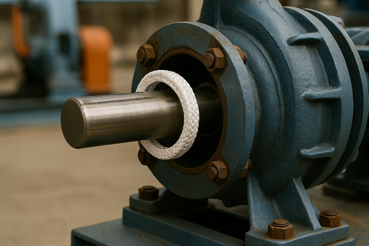 Style 344BIL Teflon Mechanical Pump & Valve Packing, 1/2″ SQUARE 10 FOOT LENGTH