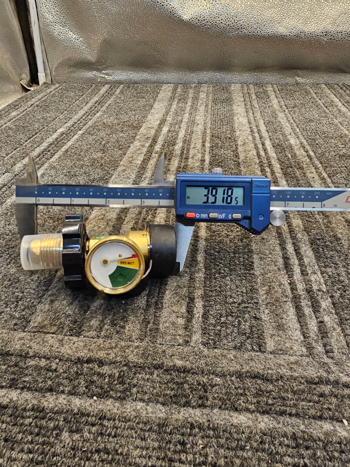 (QTY 2) Propane Gas Tank Brass Gauge Adapter Converts Old to New Connection Type
