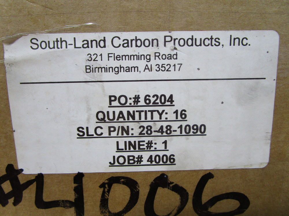 South-Land Carbon 28-48-1090 Carbon Brush GE 1090 (Pack of 16)