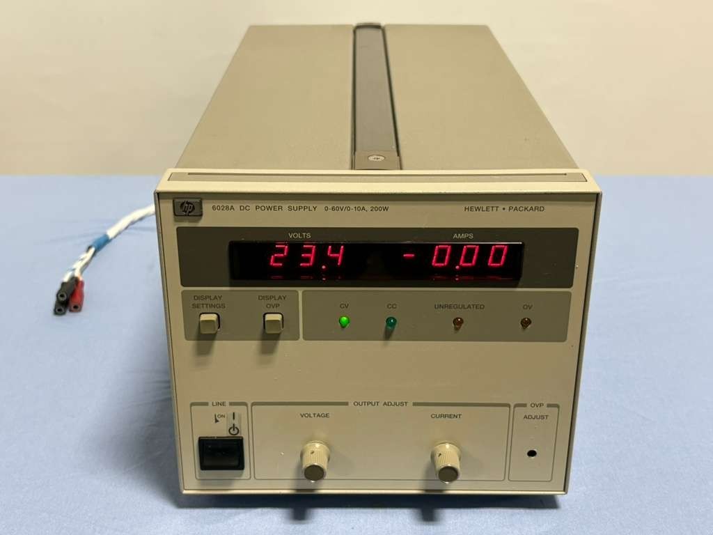 HP Hewlett Packard 6028A DC Power Supply 0-60V/0-10A, 200W