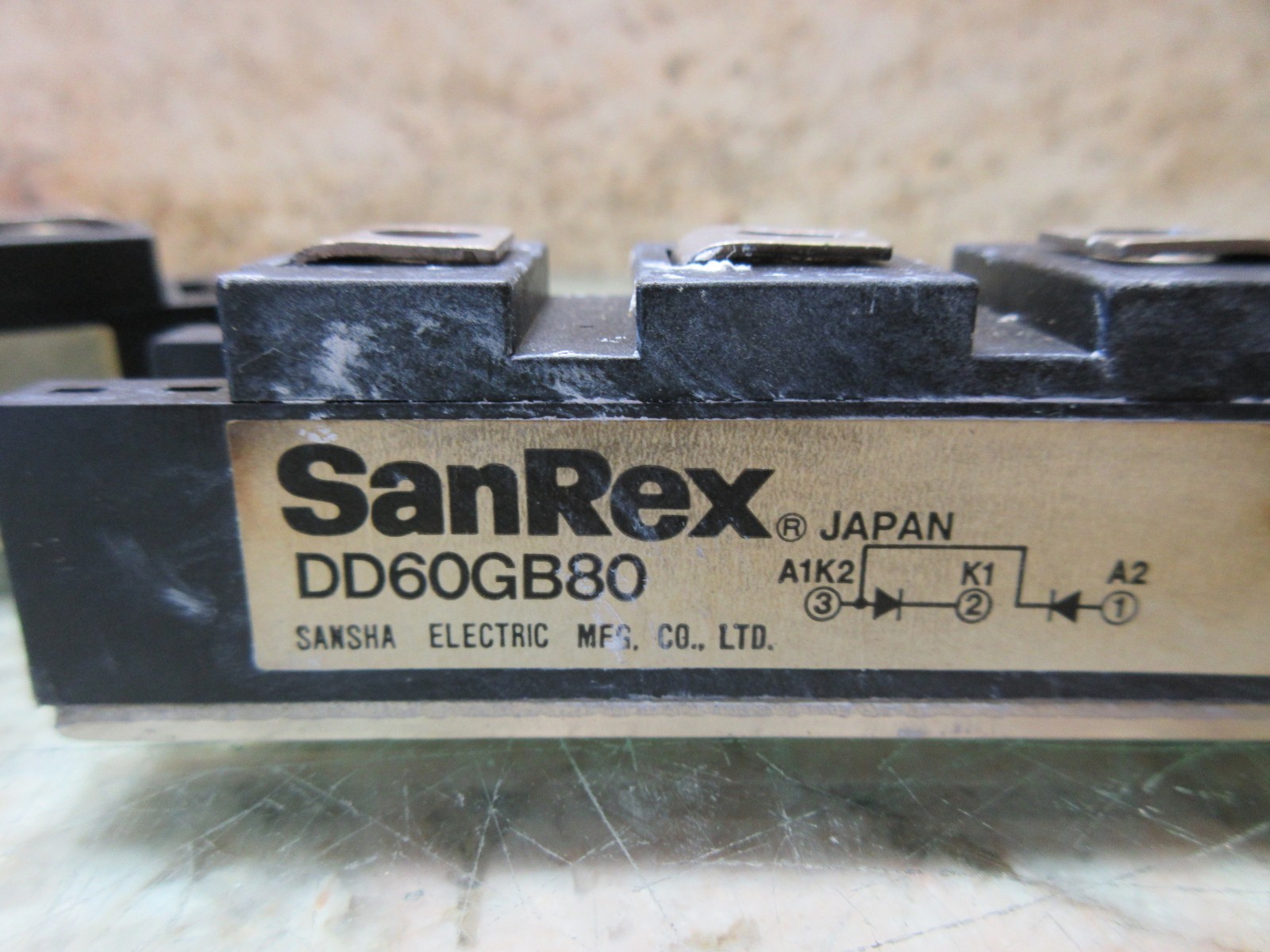 SANREX RELAY MODULE DD60GB80 SANSHA CNC EACH
