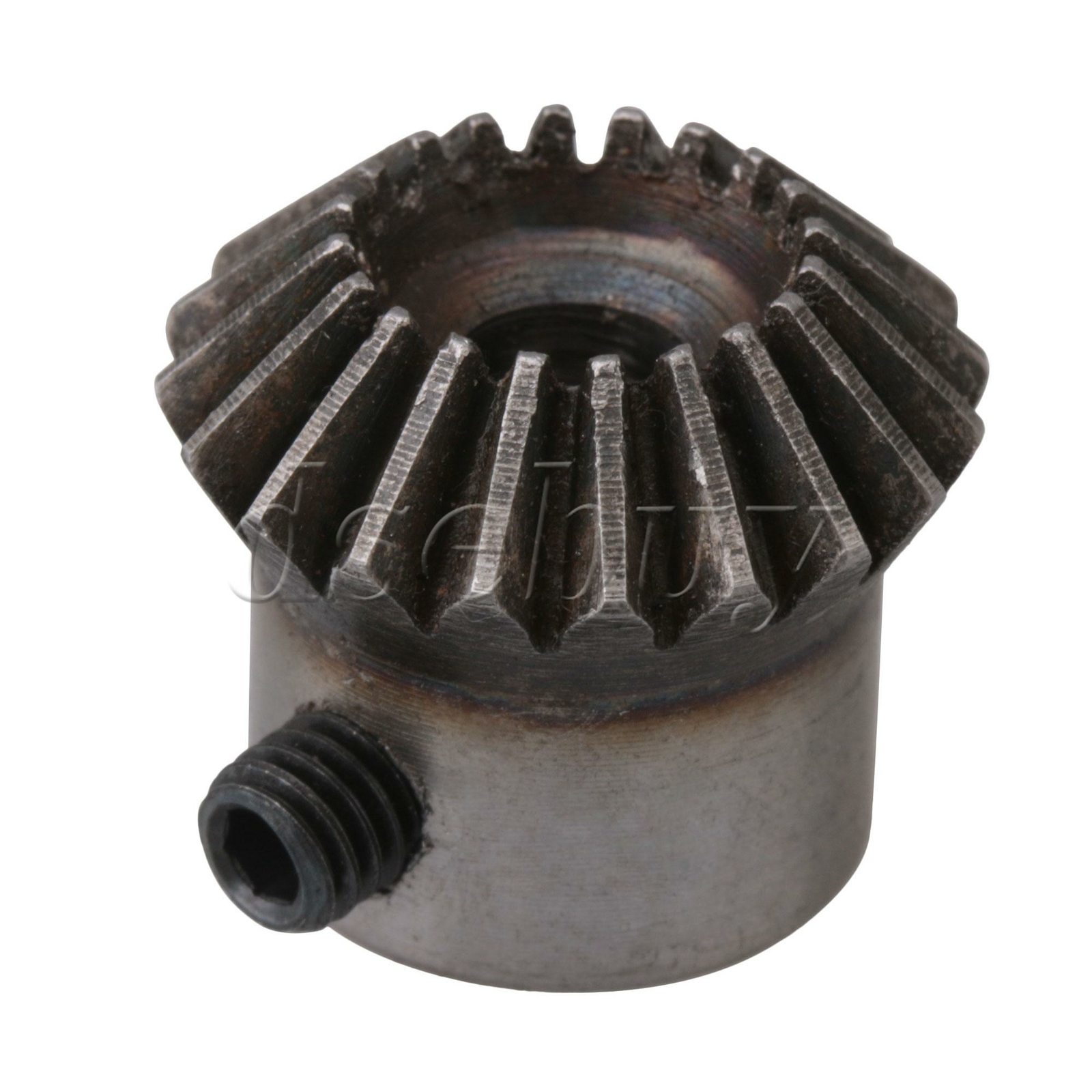 6 Pieces Silver 6mm Hole Diameter 20 Teeth Tapered Bevel Gear Wheel 1 Modulus