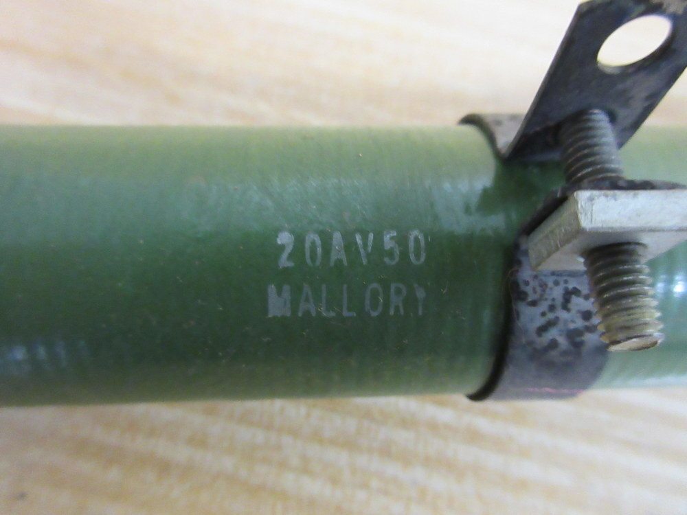 Mallory 20AV50 Cornell Dubilier Resistor 50Ω