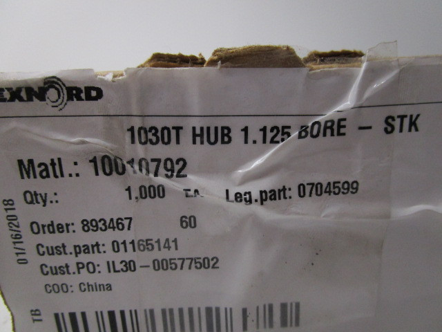 REXNORD 1030T HUB 1.125 BORE NSMP