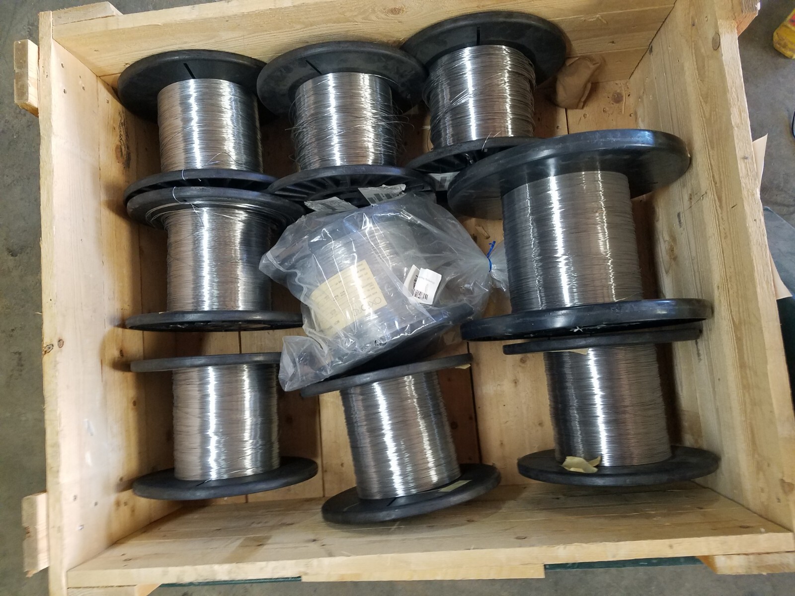 1x Crate of Oxford Superconducting Technology Superconducting Wire PN: NSC.0323