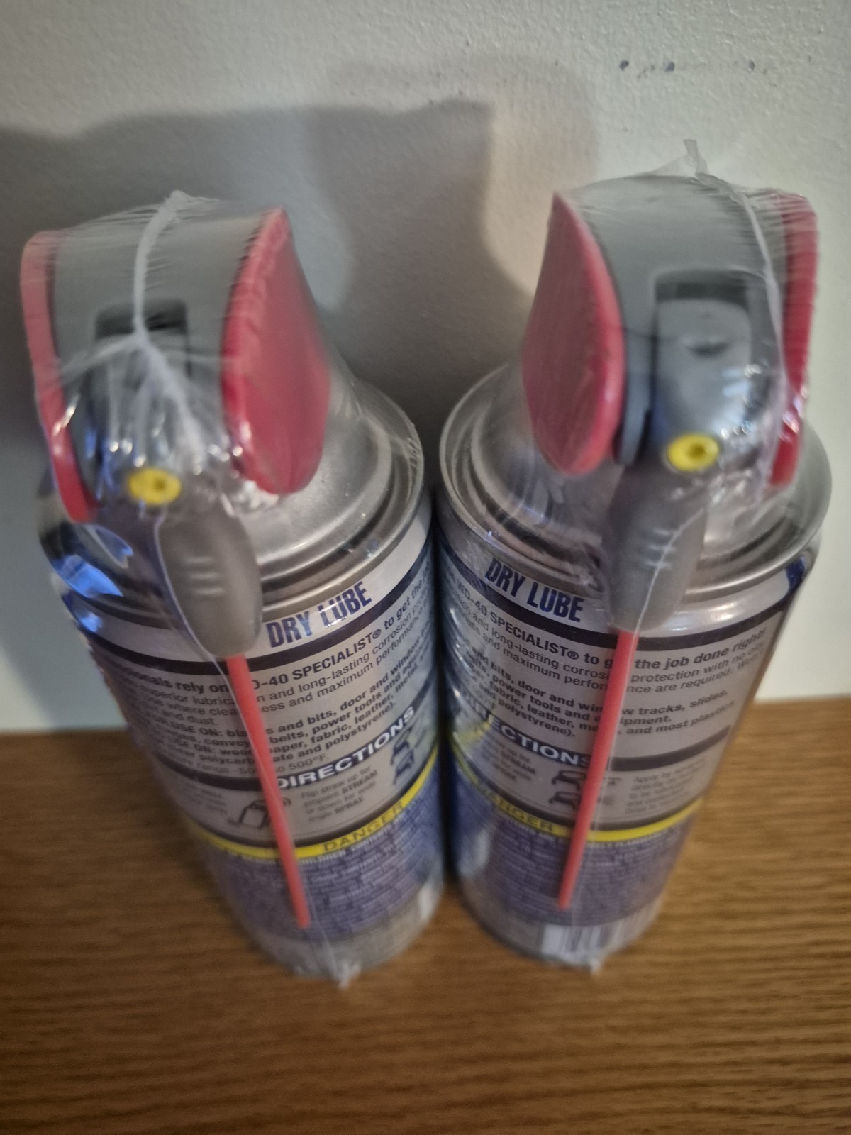 Dry Lube PTFE Spray with Smart Straw – Twin Pack for Tool Longevity 10 Oz.