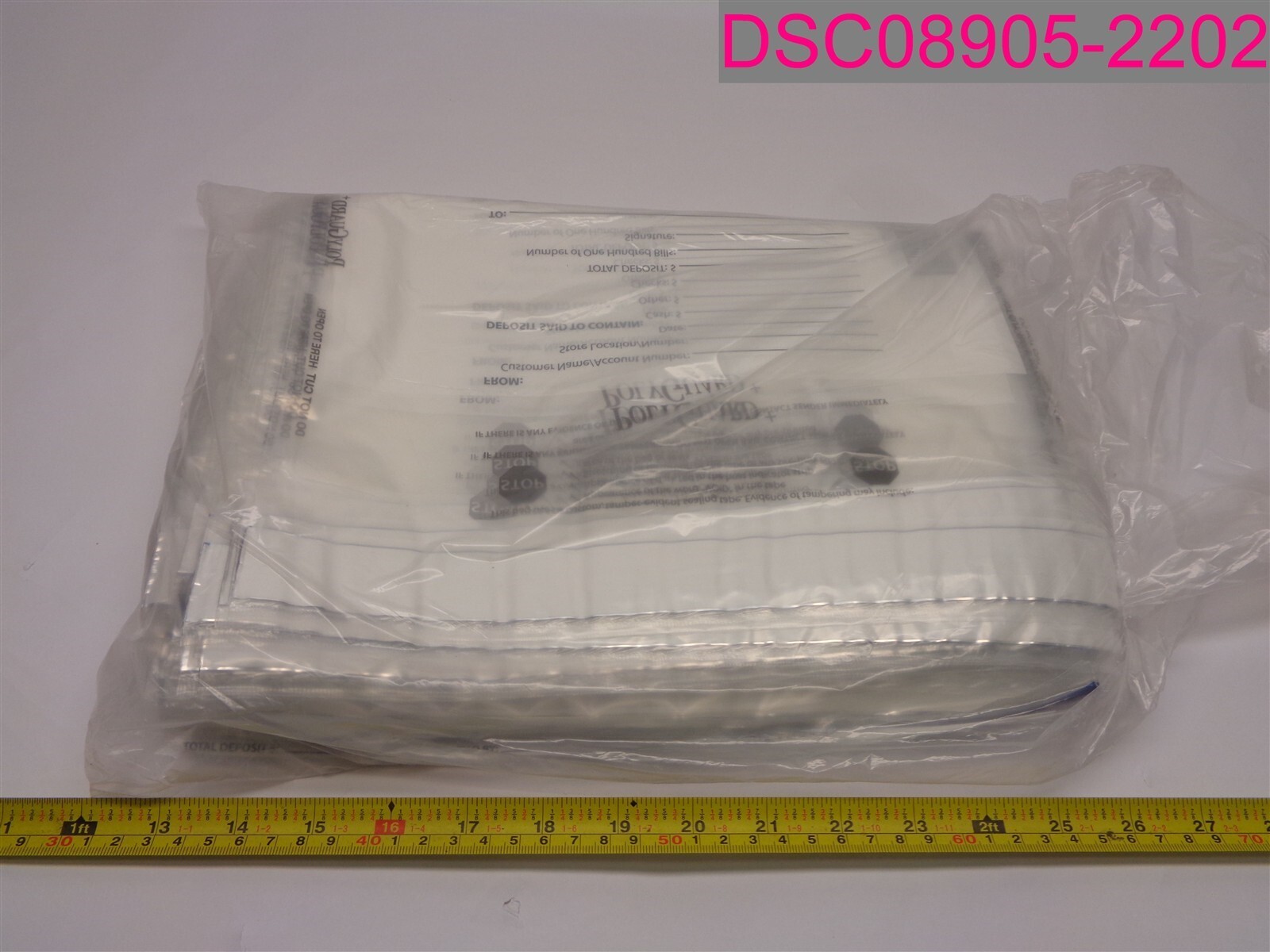 QTY=500 (5 Packs of 100); Secure Products Corp. 12″x16″ Polyguard Security Bags