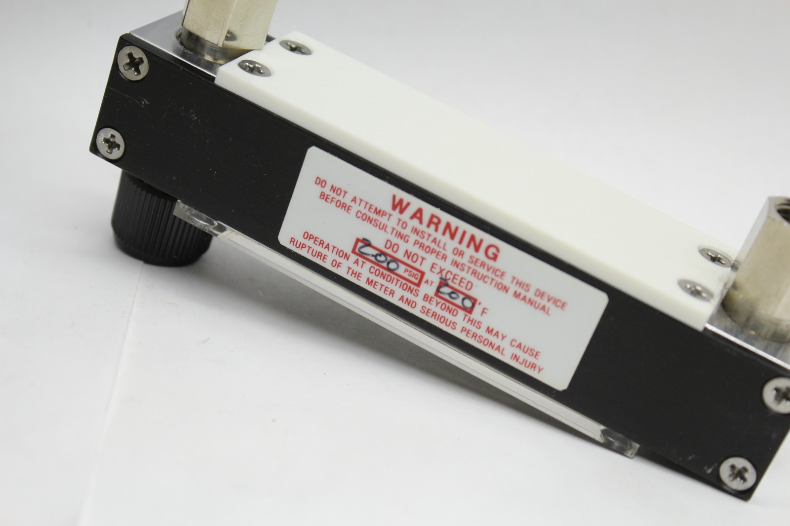 Brooks Sho-Rate II 1350 Series Glass Tube Rotameter 1350K1EQ7G0CG