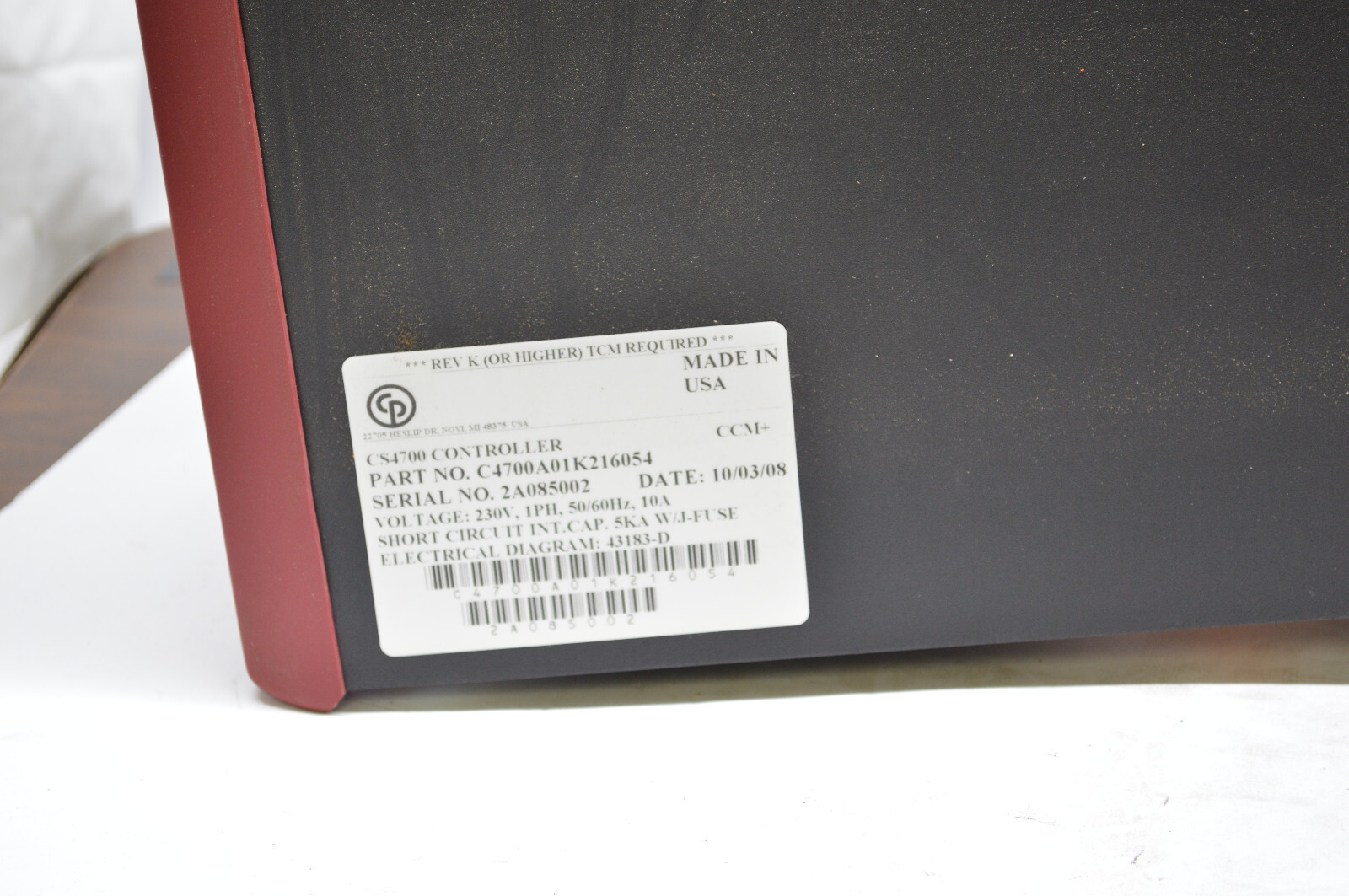 New -Chicago Pneumatic Techmotive CS4700 Torque Controller 220V, C4700A01K216054