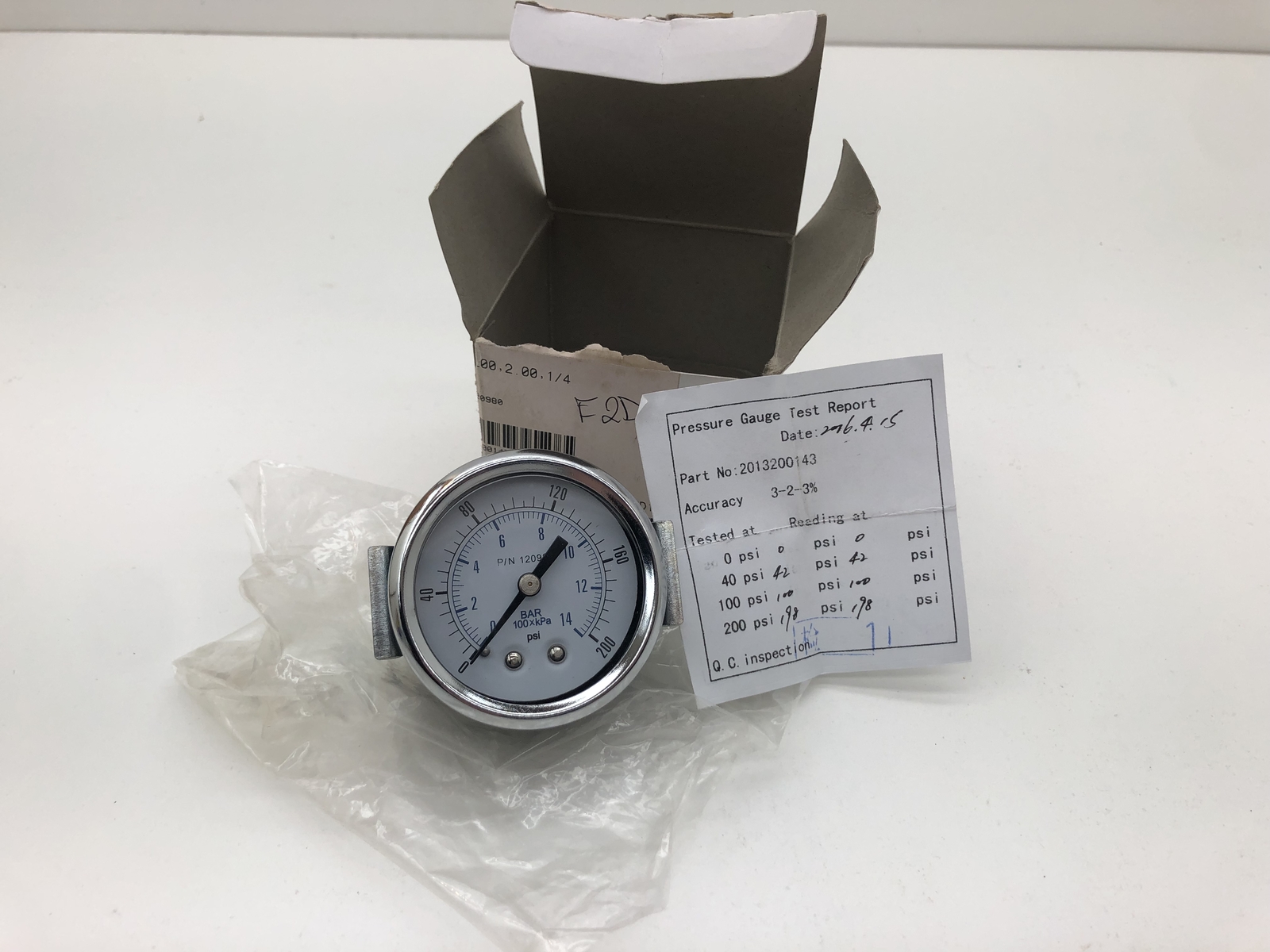 120980 Pressure Gauge – Designed for use with Quincy Air Compressors