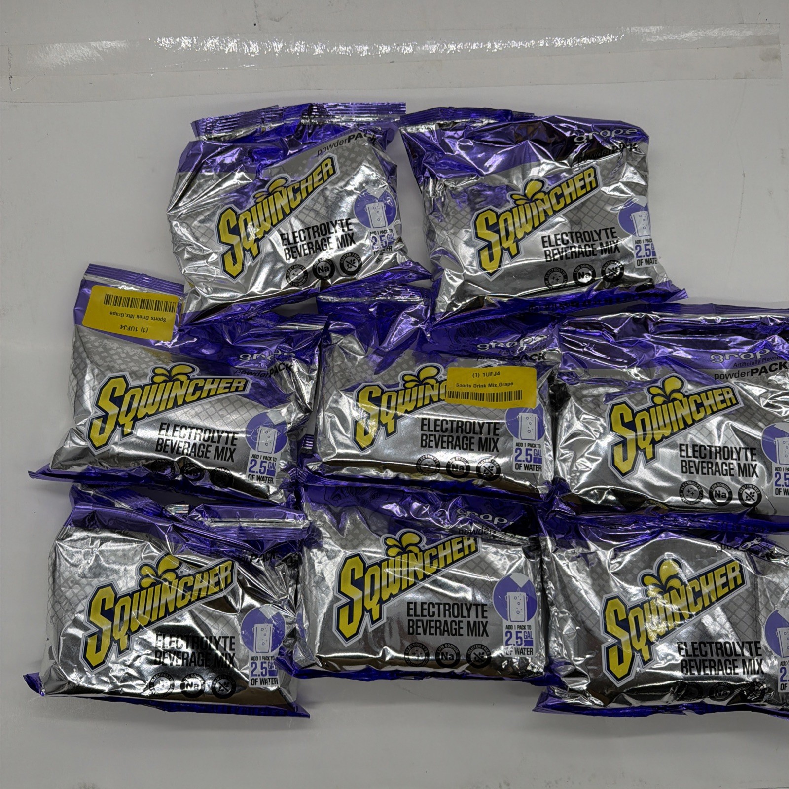 8 Pack Sqwincher 159016046 Sports Drink Mix Powder 23.83 Oz., Grape