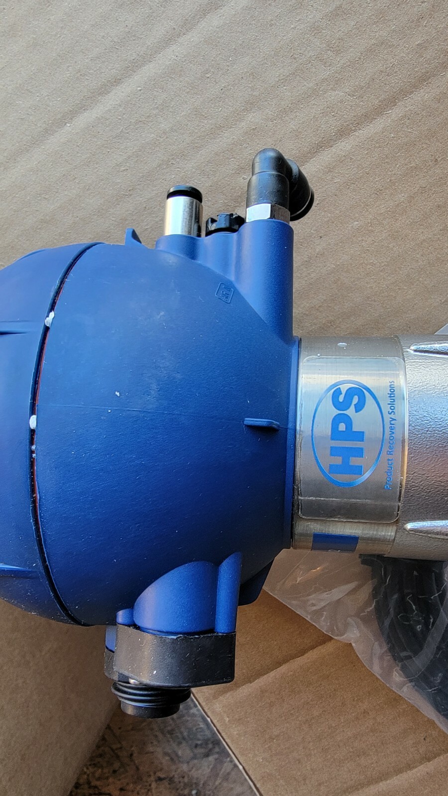 New HPS Type BBZP AISI316L-PTFE Bardiani Valvole Spa Receive Return Assembly