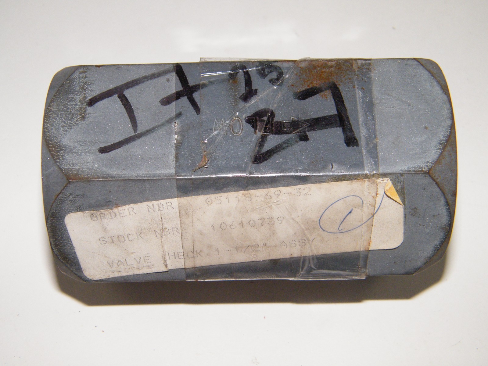 CHEMETRON CORP 1-1/2″ CHECK VALVE, 1316739, 10610739, BKH273B NEW NOS GOVERNMENT