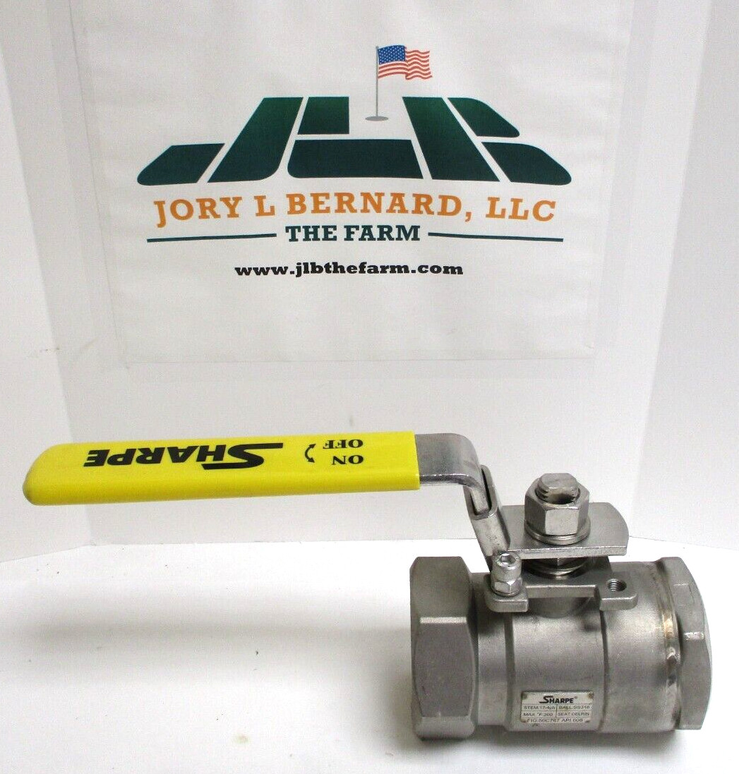 SHARPE , 50C767 , 2″ FNPT X 1-1/2″ BORE , SST BALL VALVE, 3000 WOG , SURPLUS