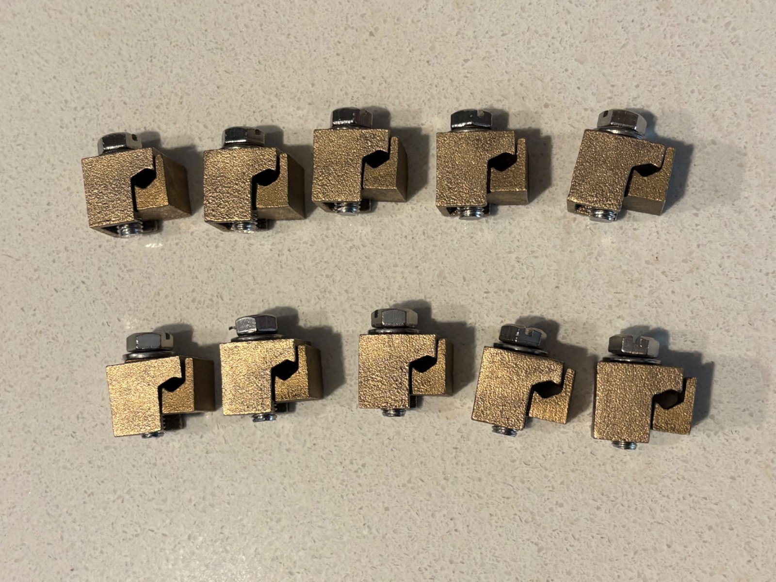 Burndy VG1 VISEIT Vice Clamp #10090342 Copper Alloy Connector #6-#10 Sol 10-PACK