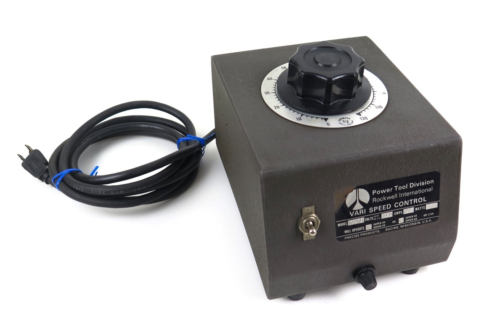 Precise / Rockwell Vari-Speed Power Tool Speed Control 120V