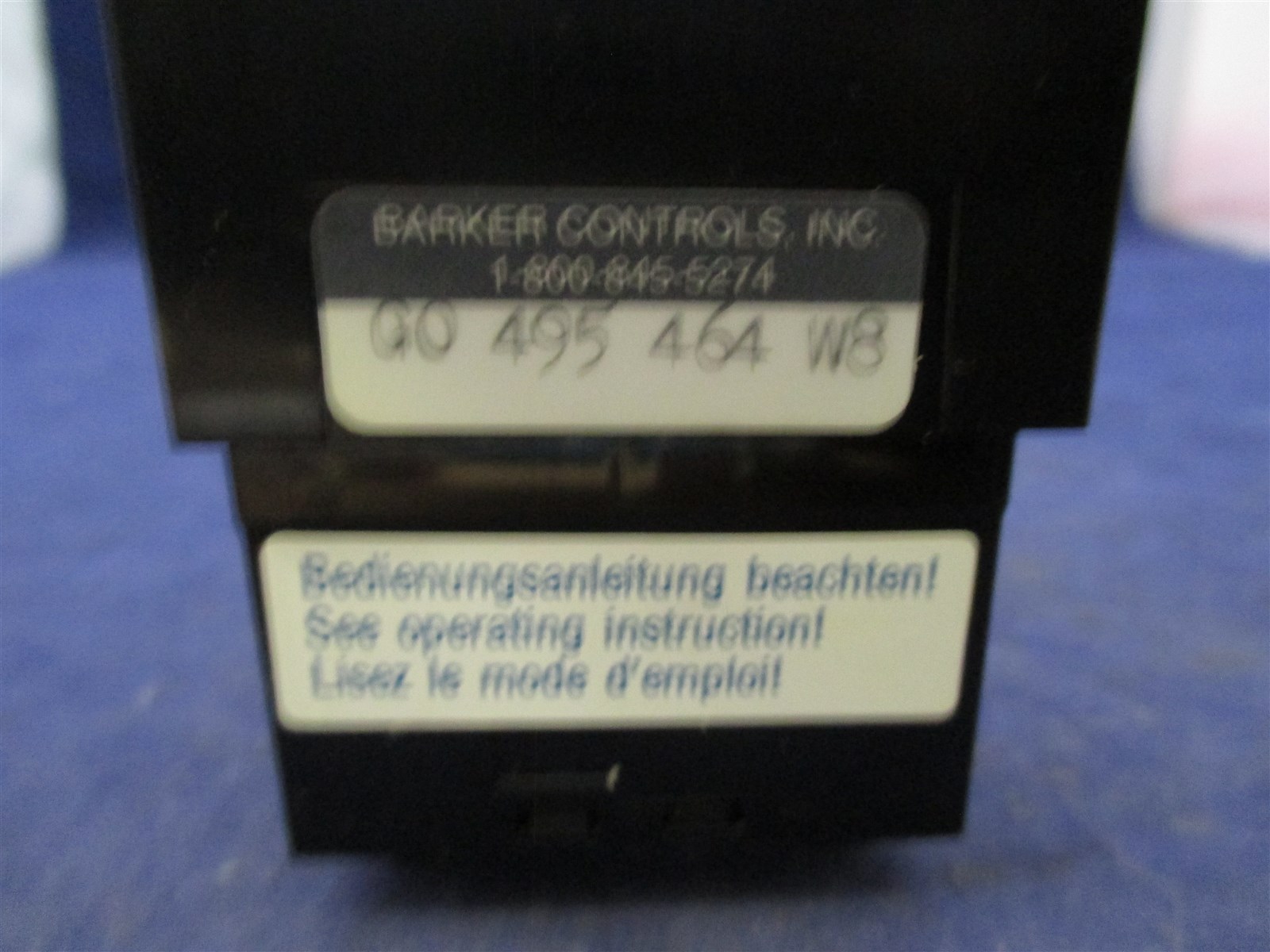 Barker Controls G0 495 464 W8