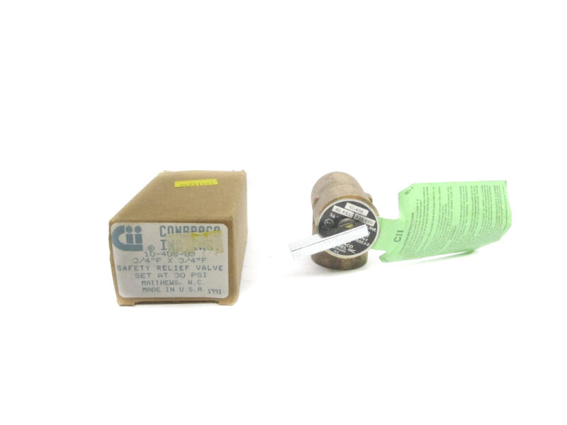 CONBRACO INDUSTRIES 10-408-05 30PSI 3/4″ NSMP