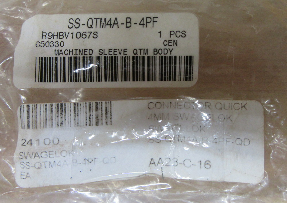 Swagelok SS-QTM4A-B-4PF-QD Quick Connect SSQTM4AB4PFQD