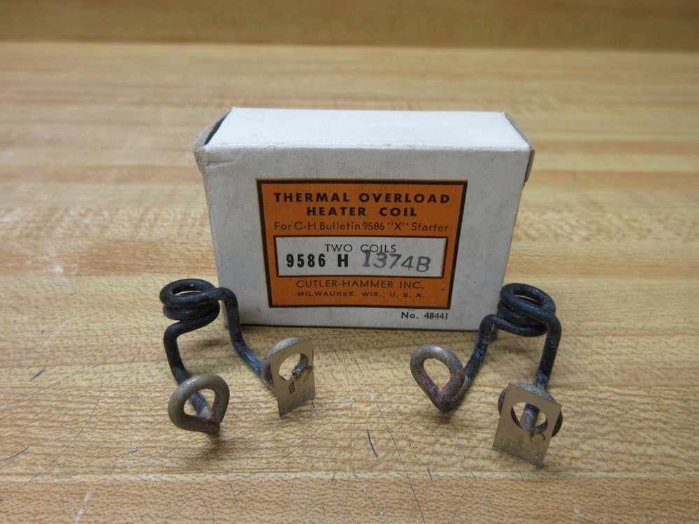 Cutler Hammer 9586-H1374B Eaton Heater Element H1374 (Pack of 2)