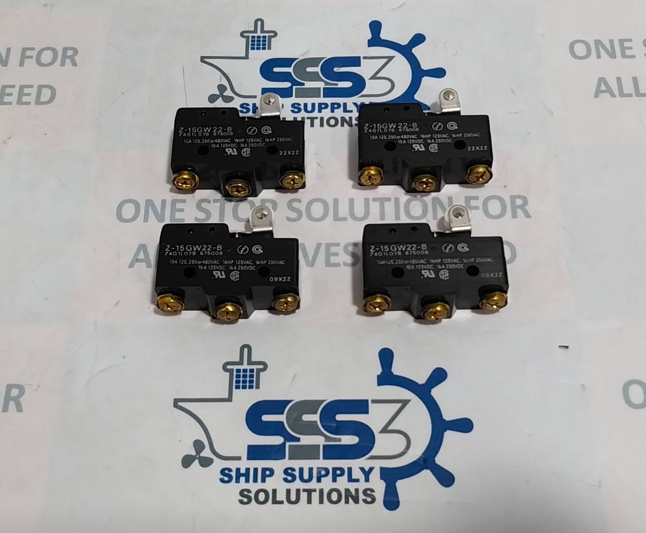 Omron Z-15GW 22-B Micro Switch Z4G1L07B 15A 125, 250 or 480VAC